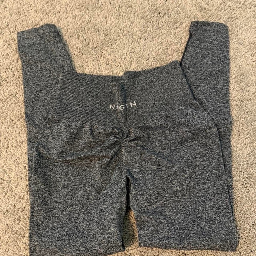 NVGTN grey long leggings size Small